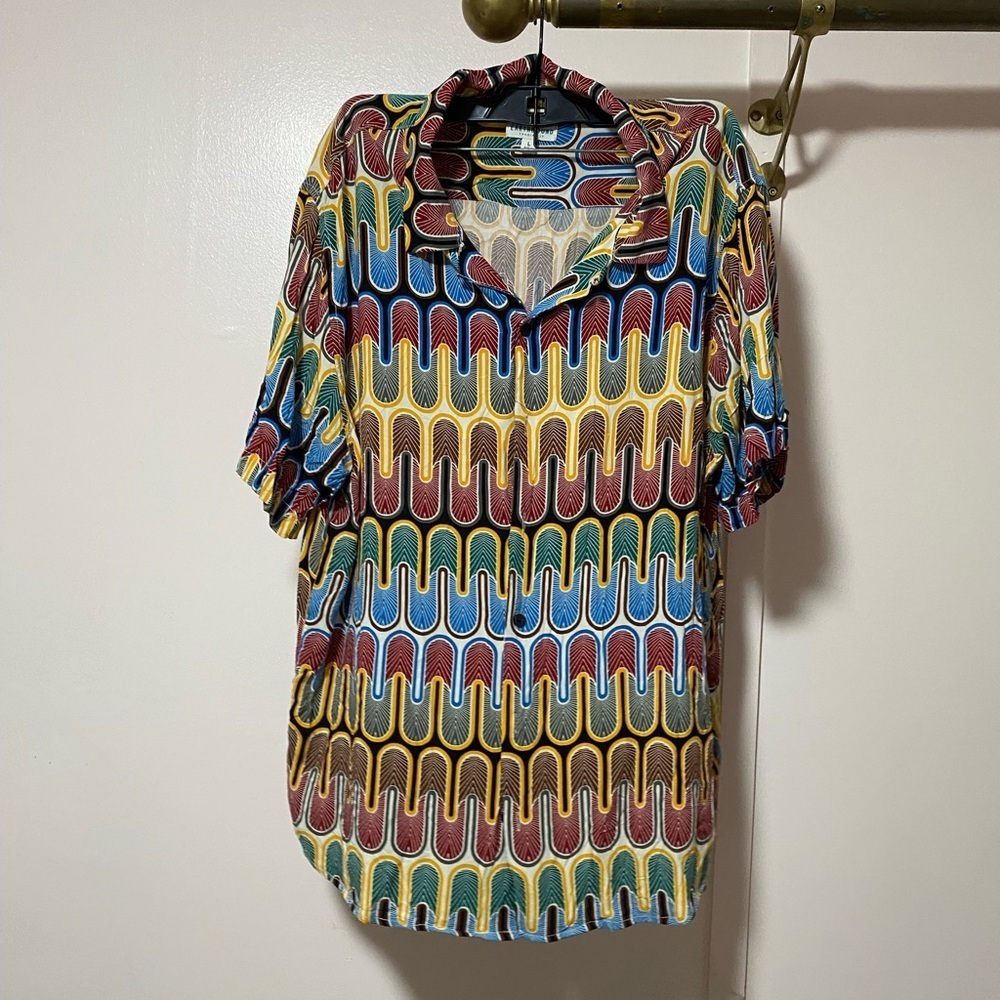 Eartbound Multicolor Patterned Women's Top